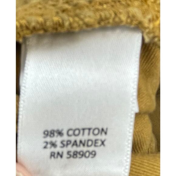 Chelsea & Violet Womens Pants Sz 29 Camel Tan Button-Front Crop Wide-Leg Utility - Picture 13 of 13